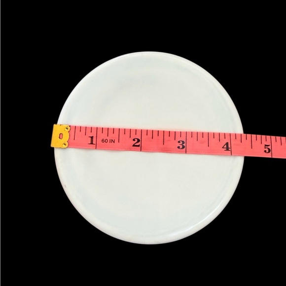 Vintage Brass & Milk Glass Ashtray | Green Glass Insert | Art Deco - Picture 7 of 7